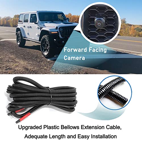 Front View Camera for Jeep Wrangler JL Rubicon JLU JLR Gladiator JT 2018-2022 Forward Facing Off-Road Front View Camera Kit Metal Housing Easy Mount | The Storepaperoomates Retail Market - Fast Affordable Shopping