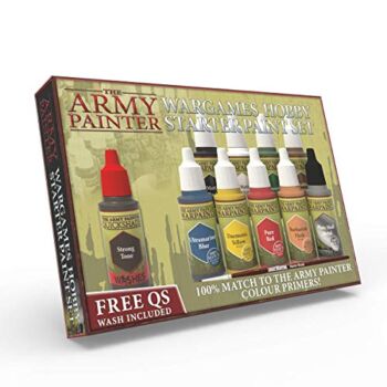 Miniatures Paint Set, 10 Model Paints with FREE Highlighting Brush, 18ml/Bottle, Miniature Painting Kit, Non Toxic Acrylic Paint Set, Wargames Hobby Starter Paint Set by The Army Painter (New Version) | The Storepaperoomates Retail Market - Fast Affordable Shopping