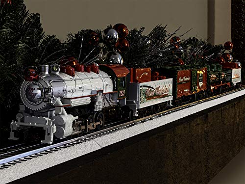 Lionel Winter Wonderland LionChief 0-8-0 Set with Bluetooth Capability, Electric O Gauge Train Set with Remote | The Storepaperoomates Retail Market - Fast Affordable Shopping