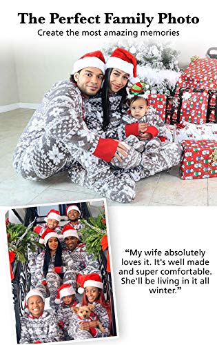 Pajamagram Family Pajamas Matching Sets – Christmas Onesie, Gray, 12M | The Storepaperoomates Retail Market - Fast Affordable Shopping