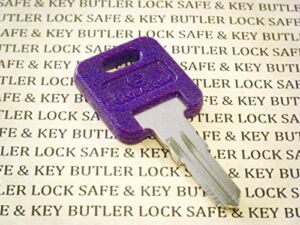 Global Link G331 RVs Motorhome Trailer Key Cut to Key/Lock Number G331 ONE Purple GLOBAL LINK LOCK Replacement Key