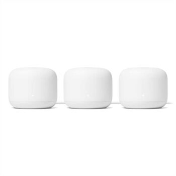 Google Nest WiFi Router 3 Pack (2nd Generation) – 4×4 AC2200 Mesh Wi-Fi Routers with 6600 Sq Ft Coverage | The Storepaperoomates Retail Market - Fast Affordable Shopping