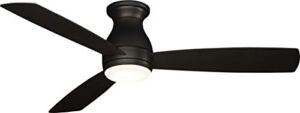 Fanimation Hugh Indoor/Outdoor Ceiling Fan with Blades and LED Light Kit 52 inch – Dark Bronze