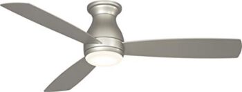 Fanimation Hugh 52 FPS8355BBNW 3-Speed AC Ceiling Fan LED Light Kit and Remote Control – Wet Rated, Brushed Nickel | The Storepaperoomates Retail Market - Fast Affordable Shopping