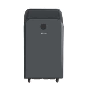 Hisense Smart Control Portable Air Conditioner 10,000 BTU Cooling Dehumidifier Fan with Remote Smartphone Google and Alexa, Rooms up to 450 sq ft, Black