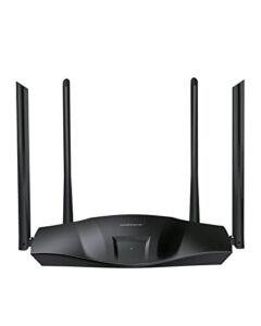 ioGiant WiFi 6 Router AX1800 Extender/Gaming Router, Gigabit Home Access Point or Wireless Internet, 802.11ax Dual Band 1201Mbps 5GHz + 574Mbps 2.4GHz, Connect Up to 64+ Device, Modem is Not Included