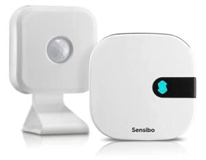 Sensibo Air & Room Sensor Bundle – Energy Efficient Room AC Monitor to Sense Room Activity, Auto On/Off Energy Saver. Google, Alexa, Apple HomeKit & Siri Ready. Works with Any RC Air Conditioner.