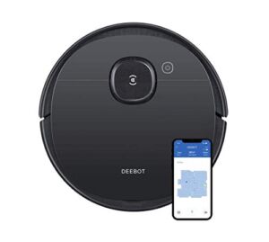ECOVACS DEEBOT OZMO T5 2-in-1 Robot Vacuum & Mop with Precision Laser Mapping & Navigation, 3+ Hours of Runtime, High Efficiency Filter Ideal for Pet Hair, Advanced Custom Cleaning (Renewed)