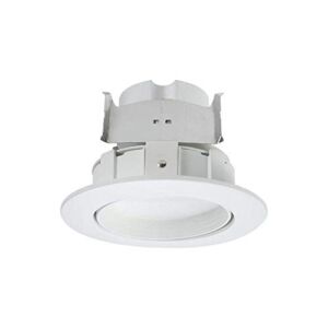 RA 4 in. White Integrated LED Recessed Light Adjustable Gimbal Retrofit Trim with Selectable CCT (2700K-5000K)