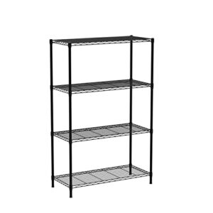 EFINE 4-Shelf Shelving Unit with Shelf Liners Set of 4, Adjustable Rack Unit, Steel Wire Shelves, Shelving Units and Storage Rack for Kitchen and Garage (35.5W X 15.8D X 54H)