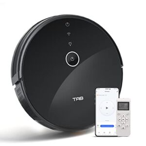Robot Vacuum Cleaner – 2200Pa Suction Automatic Robotic Vacuum Cleaner for Pet Hair, Smart Cleaner for Hard Floor and Carpets, Remote and App Controls, Self-Charging Cleaning Robot