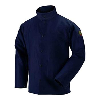 Black Stallion FN9-30C 30″ 9oz. Navy FR Cotton Welding Jacket, Large (Xlarge) | The Storepaperoomates Retail Market - Fast Affordable Shopping