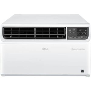 LG 9,500 BTU DUAL Inverter Smart Window Air Conditioner, Cools 450 Sq. Ft., Ultra Quiet Operation, Up to 15% More Energy Savings, ENERGY STAR®, works with LG ThinQ, Amazon Alexa and Hey Google, 115V