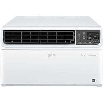 LG 9,500 BTU DUAL Inverter Smart Window Air Conditioner, Cools 450 Sq. Ft., Ultra Quiet Operation, Up to 15% More Energy Savings, ENERGY STAR®, works with LG ThinQ, Amazon Alexa and Hey Google, 115V | The Storepaperoomates Retail Market - Fast Affordable Shopping
