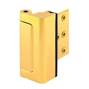 Defender Security U 11442 Door Reinforcement Lock – Add Extra, High Security to your Home and Prevent Unauthorized Entry – 3” Stop, Aluminum Construction