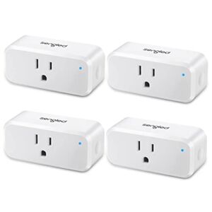 Sengled Smart Plug Works with Alexa, Amazon Smart Plug Bluetooth Mesh, Alexa Plug Smart Outlet Remote Control, 15A Smart Socket, 1800W, Timer & Schedule, FCC Certified, No Hub Required, 4 Pack