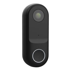 Feit Electric CAM/Door/WiFi 1080p HD Doorbell WiFi Smart Home Security Camera with Night Vision, 2-Way Audio, Black