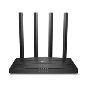 TP-Link AC1200 Gigabit WiFi Router (Archer A6 V3) – Dual Band MU-MIMO Wireless Internet Router, 4 x Antennas, OneMesh and AP mode, Long Range Coverage