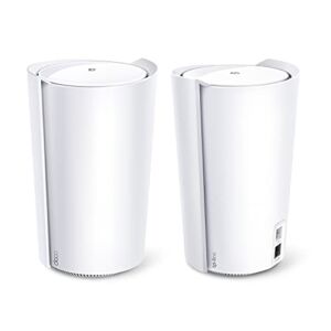 TP-Link AX6600 Deco Tri-Band WiFi 6 Mesh System(Deco X90) – Covers up to 6000 Sq.Ft, Replaces Routers and Extenders, AI-Driven and Smart Antennas, 2-Pack