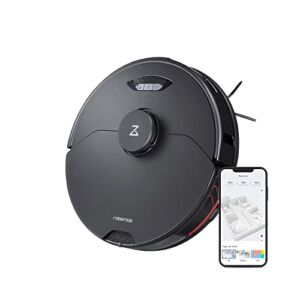 roborock S7 MaxV Robot Vacuum and Sonic Mop, 5100Pa Suction, 3D Structured Light Obstacle Avoidance, Auto Lifting Mop, Ultrasonic Carpet Detection, Compatible with Alexa, Perfect for Pet Hair