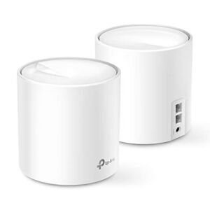 TP-Link WiFi 6 Mesh WiFi, AX3000 Whole Home Mesh WiFi System (Deco X60) – Covers up to 5000 Sq. Ft., Replaces WiFi Routers and Extenders, Parental Control, 2-pack