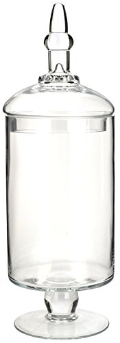 Mantello Glass Apothecary Jars with Lids- Set of 3 Candy Jars for Candy Buffet – Apothecary Jars for Bathroom, Candy Bar, Kitchen, Large Apothecary Jar Set | The Storepaperoomates Retail Market - Fast Affordable Shopping