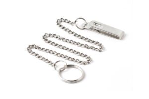 KEY-BAK Pocket Chain Belt Clip Key Chain Accessory with 1.125 inch Split Ring, 19 inch Chain, Chrome (0307-403)