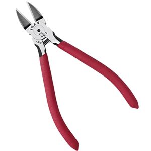 IGAN-P6 Wire Flush Cutters, 6-inch Ultra Sharp & Powerful Side Cutter Clippers with Longer Flush Cutting Edge, Ideal Wire Snips for Crafting, Floral, Electrical & Any Clean Cut Needs