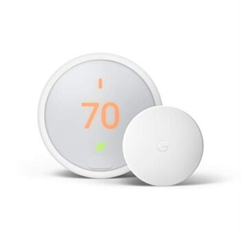 Google Nest Thermostat E – Smart Thermostat + Google Nest Temperature Sensor Bundle – White | The Storepaperoomates Retail Market - Fast Affordable Shopping