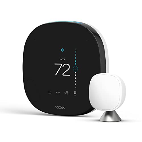 ecobee SmartThermostat with Voice Control , Black | The Storepaperoomates Retail Market - Fast Affordable Shopping