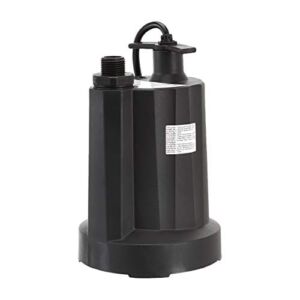 AmazonCommercial 1/4 HP Thermoplastic Submersible Utility Pump, Black
