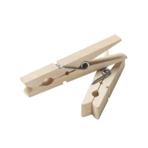 Household Essentials Clothespins Birch 96pc, Bag of 96