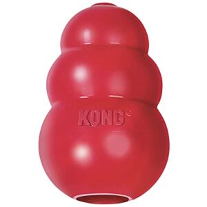 KONG – Classic Dog Toy, Durable Natural Rubber- Fun to Chew, Chase and Fetch – for Small Dogs