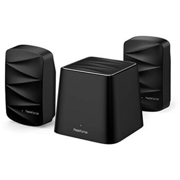 Meshforce M3 Mesh WiFi System, Up to 4,500 Sq.ft Coverage, AC1200 Gigabit Routers for Wireless Internet, Mesh WiFi Router Replacement, App Control, Guest Network, Parental Control(Midnight Black) | The Storepaperoomates Retail Market - Fast Affordable Shopping