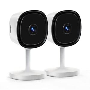 LaView 3MP Cameras for Home Security,Mini Indoor Security Camera Wired, Baby Monitor with Clear Night Vision,24/7 Live Video,Motion Detection,2 Way Audio,US Cloud/SD Card Storage,Compatible with Alexa