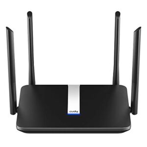 Cudy AC2100 WiFi Router, Dual Band 2.4GHz, 5G Gigabit Wireless Internet Router for Home and Office, Gaming, Mesh Router, VPN Router, OpenWRT, OpenVPN, Long Range, WR2100