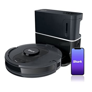 Shark AV2501S AI Robot Vacuum with HEPA Self-Empty Base, Bagless, 30-Day Capacity, LIDAR Navigation, Perfect for Pet Hair, Compatible with Alexa, Wi-Fi Connected, Black | The Storepaperoomates Retail Market - Fast Affordable Shopping