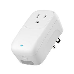 Broadlink Smart Plug, Wi-Fi Timer Adapter with Dimmable Night Light, 15 amp Outlet, Works with Alexa, Google Assistant, IFTTT, No Hub Required (SP4L-US)