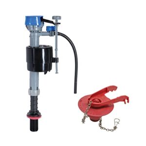 Fluidmaster K-400H-039-T14 PerforMAX Fill Valve and 2-Inch Flapper Toilet Repair Kit, Multicolor