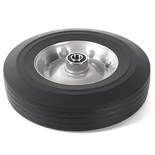 (2-Pack) AR-PRO 10”x2.5” Flat Free Solid Rubber Replacement Tires – Flat-Free Tires for Hand Trucks and Wheelbarrows with 10” Tires with 5/8″ Axles | The Storepaperoomates Retail Market - Fast Affordable Shopping