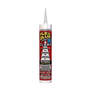 Flex Glue Strong Rubberized Waterproof Adhesive, 9-oz Pro Formula, Clear