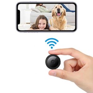 Mini Spy Camera Hidden Camera Video Recording with Auido, Night Vision Motion Detection, 1080P Home Security Camera Nanny Cam Pet Camera Baby Camera