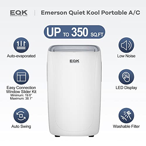 Emerson Quiet Kool 3 in 1 SMART Portable Air Conditioner, Dehumidifier & Fan | Wifi and Voice Control | Amazon Alexa, Google Home | for Rooms up to 300 Sq.Ft | EAPC5RSC1 | The Storepaperoomates Retail Market - Fast Affordable Shopping