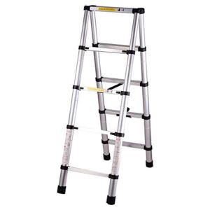 NEOCHY Lightweight Foldable Portable Telescoping Ladder Extension Telescopic Ladders Portable Expandable Retractable Aluminum Ladder