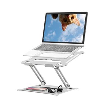 Laptop Stand,Suturun Ergonomic Detachable Computer Stand for Laptop Riser for Desk,Portable Aluminum Laptop Stand Riser Holder Notebook Stand Compatible with 10 to 15.6 Inches Notebook Computer | The Storepaperoomates Retail Market - Fast Affordable Shopping