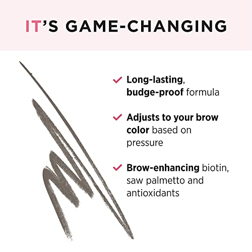 IT Cosmetics Brow Power, Universal Taupe – Universal Eyebrow Pencil – Mimics the Look of Real Hair – Budge-Proof Formula – With Biotin, Saw Palmetto & Antioxidants – 0.0056 oz | The Storepaperoomates Retail Market - Fast Affordable Shopping