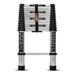 Lightweight Foldable Portable Ladder Easy to Carry Extension Ladder 16.5FT Aluminum Telescoping Extension Ladder 330lbs Max Capacity Lightweight Portable Multi-Purpose Folding Stepladder ( Color : 16f