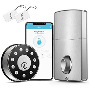 Sifely Smart Lock, Smart Lock Front Door, Keyless Entry Door Lock, Smart Deadbolt, Smart Door Lock, Deadbolt Lock, Digital Door Lock, Keypad Deadbolt Lock, Smart Lock Deadbolt (Fob Supported) | The Storepaperoomates Retail Market - Fast Affordable Shopping