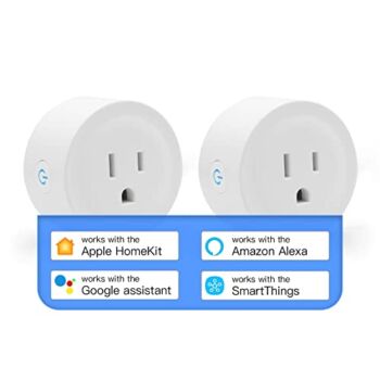 Smart Plug Mini HomeKit, Smart WiFi Outlet Socket Support Apple HomeKit, Amazon Alexa and Google Assistant Voice Control Plug with Timer Function and Group Control Apple MFi Certified No Hub Required | The Storepaperoomates Retail Market - Fast Affordable Shopping