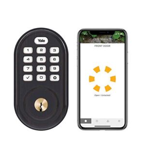 Yale Security Real Living Keypad Deadbolt with August Assure Oil Rubbed Bronze